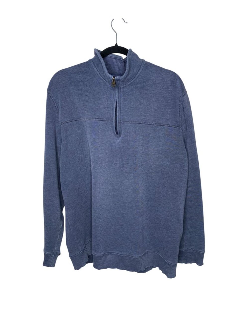 Arrow USA 1851 Men’s XXL Quarter-Zip Pullover Blue Long-Sleeve Cotton Blend